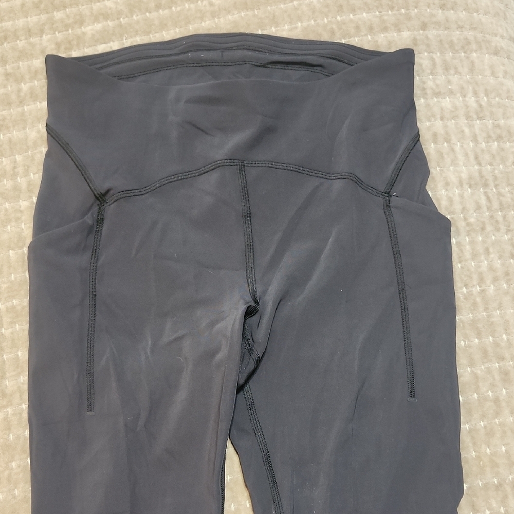 High-Waisted Black Leggings